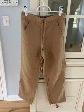 NWOT J. Crew Women's Linen Drawstring Pants